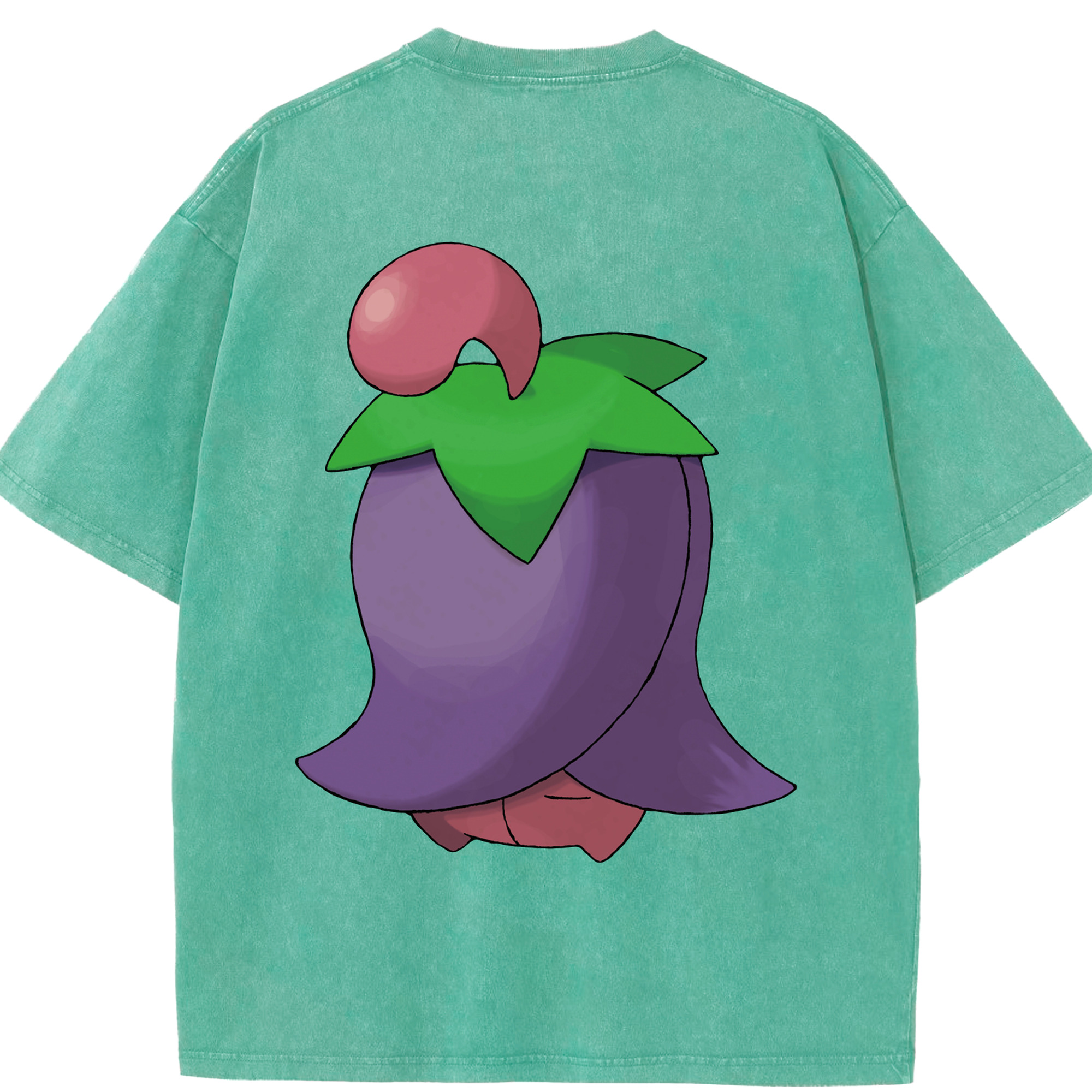 （画像用） ポケットモンスター Pokémon 綿100% ヴィンテージ風 半袖Tシャツ（背面プリント）